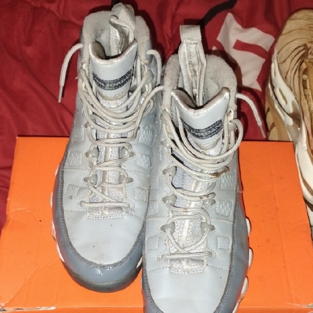 Gray High-Top Sneakers